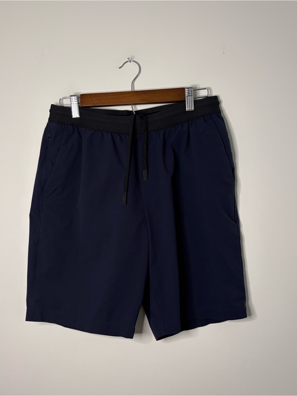 Mens BR Standard Shorts Navy Blue Medium Lightweight Travel Sporty Gym